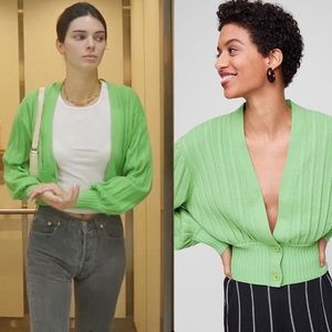 aritzia wilfred thais cardigan kendall jenner